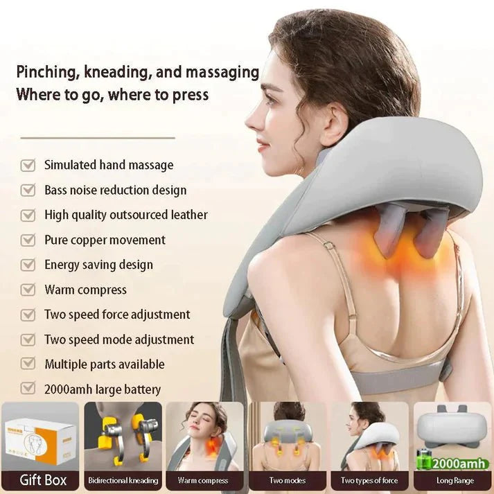3D Kneading Massage Pillow – Muscle Magic Relief