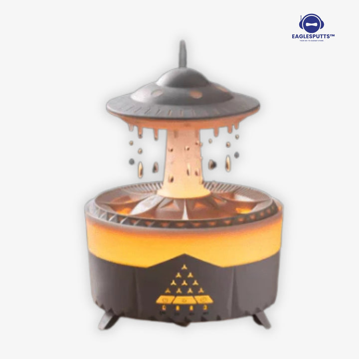 Mushroom Air Humidifier – 7-Color Lights & Aromatherapy