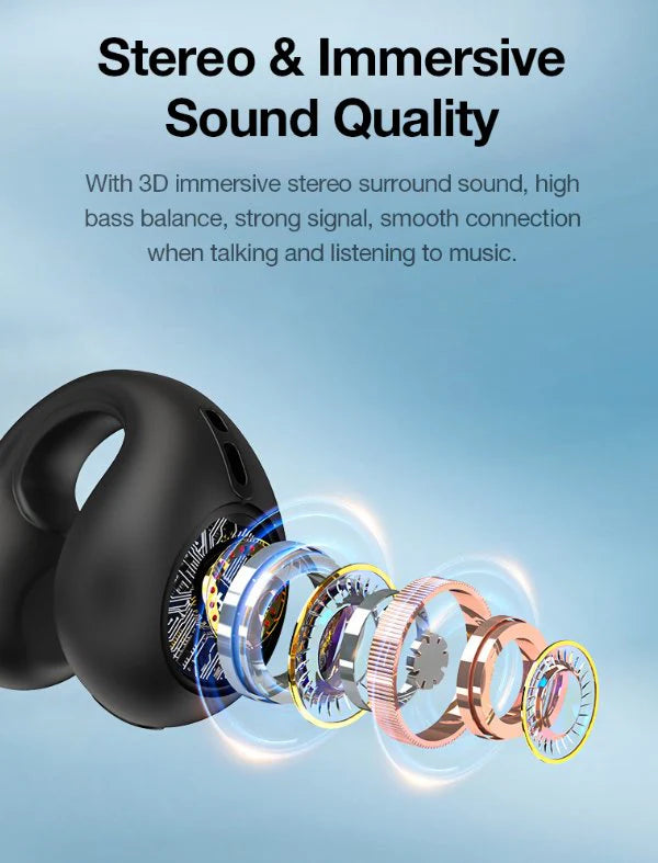 Bone Conduction Headphones – Wireless Comfort with Clear Sound