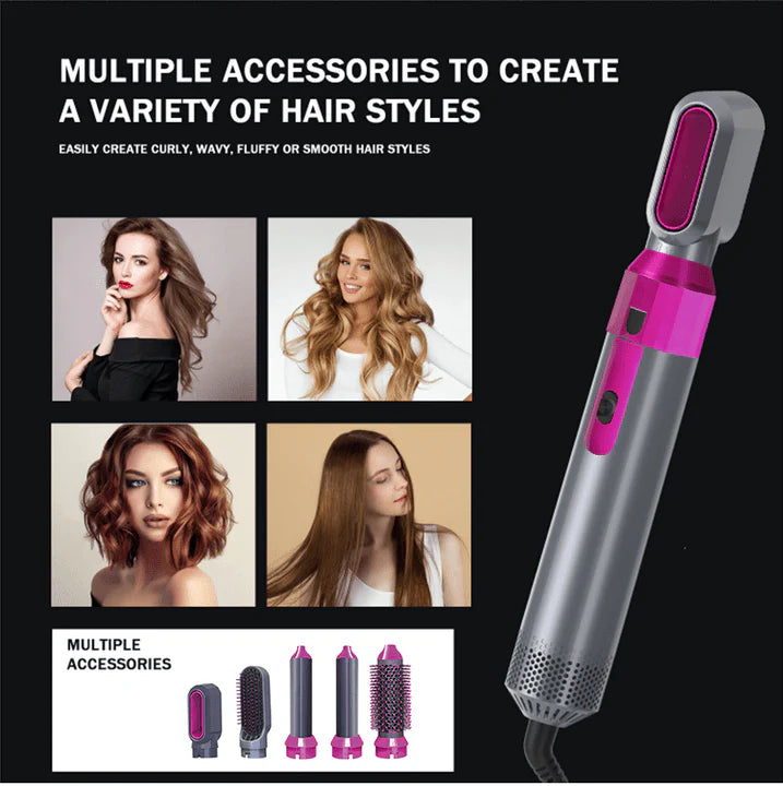 Hot Air Brush (5-in-1) – Complete Styling Solution