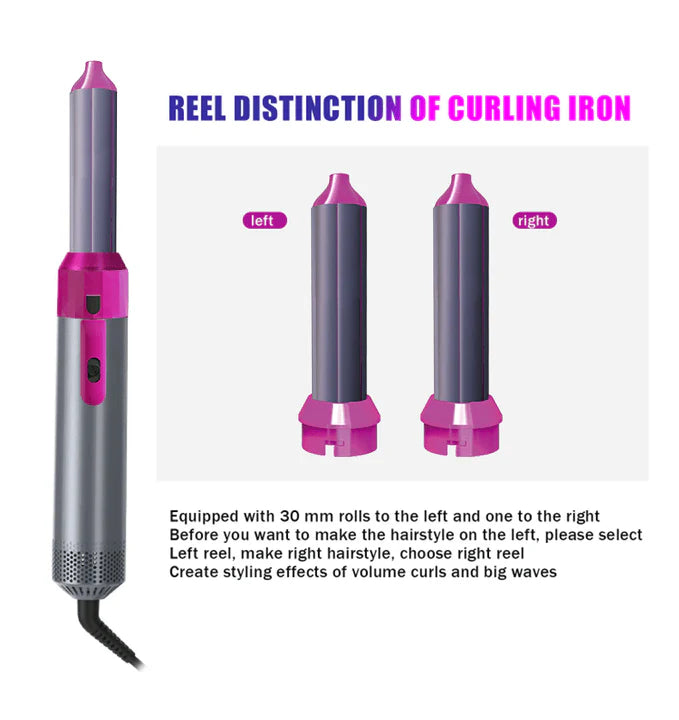 Hot Air Brush (5-in-1) – Complete Styling Solution