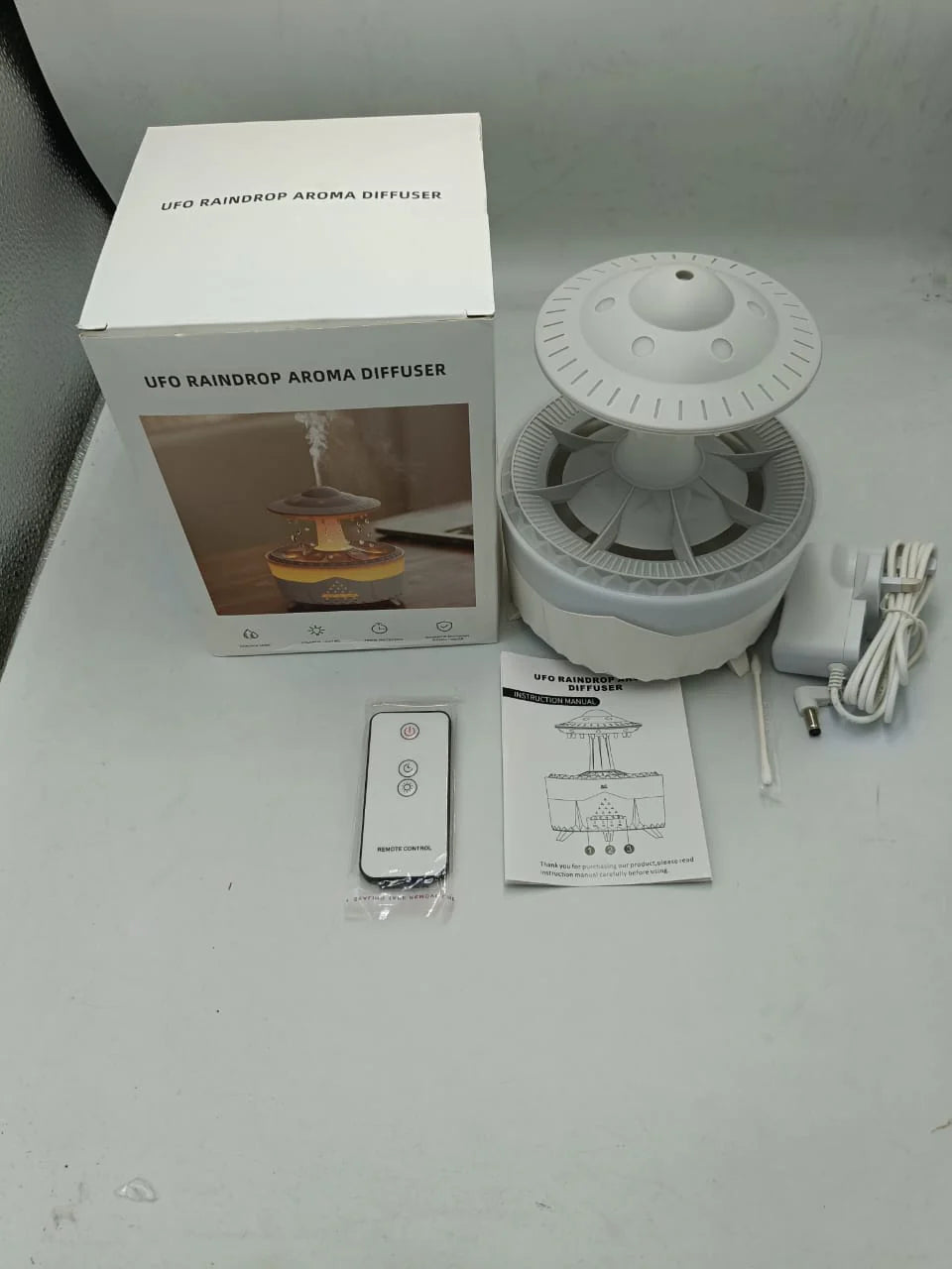 Mushroom Air Humidifier – 7-Color Lights & Aromatherapy